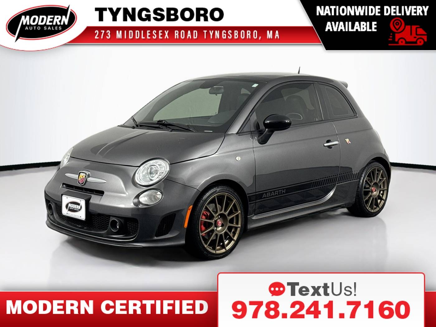 2015 FIAT 500 Abarth — Hatchback — 15,710 mi — Tyngsboro, MA