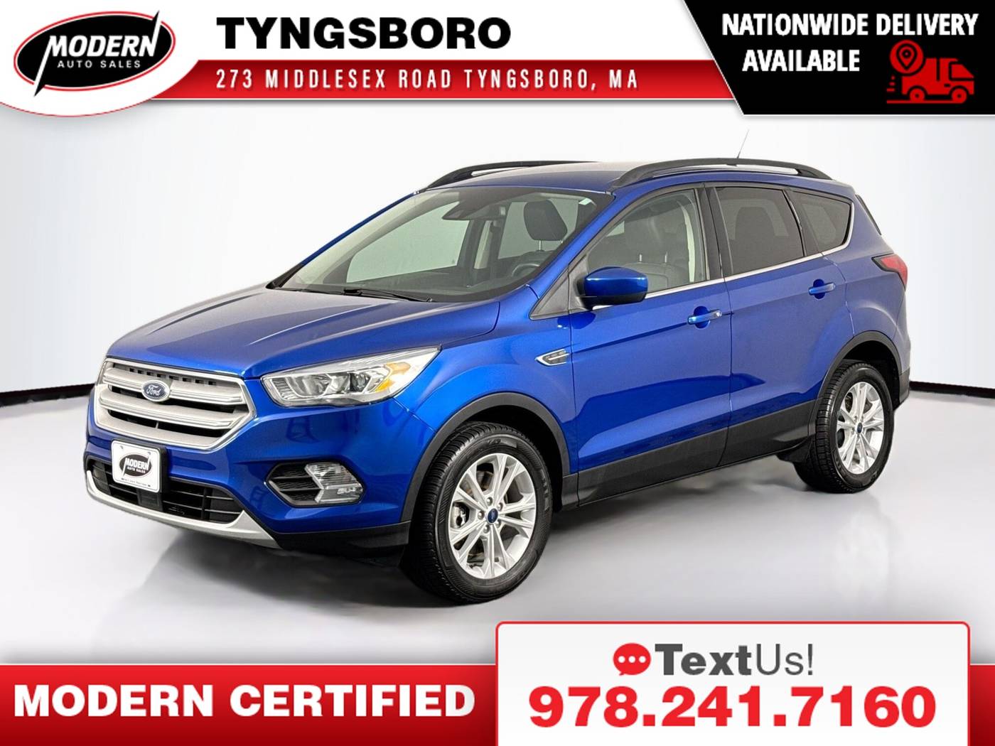 2019 Ford Escape SEL — SUV — 56,005 mi — Tyngsboro, MA