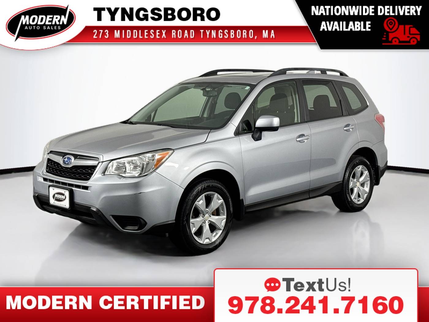 2016 Subaru Forester 2.5i Premium — SUV — 86,371 mi — Tyngsboro, MA
