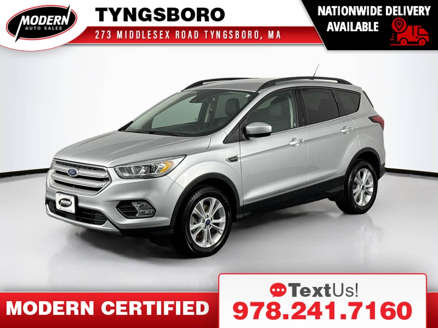 2019 Ford Escape SEL — SUV — 29,684 mi — Tyngsboro, MA
