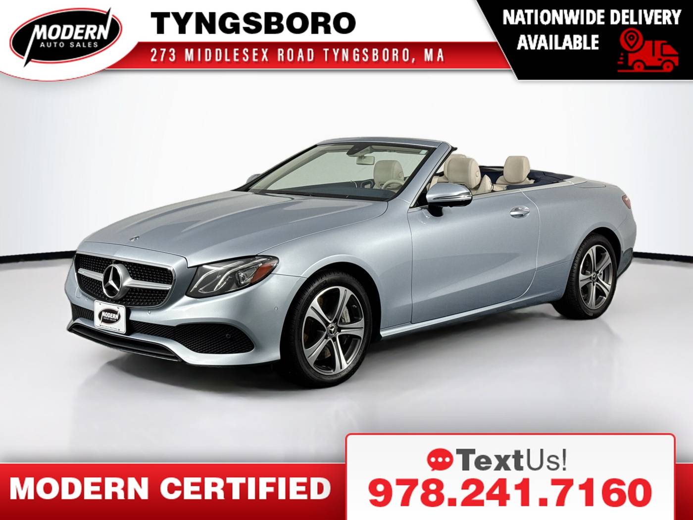 2019 Mercedes-Benz E-Class E 450 — Convertible — 61,304 mi — Tyngsboro, MA
