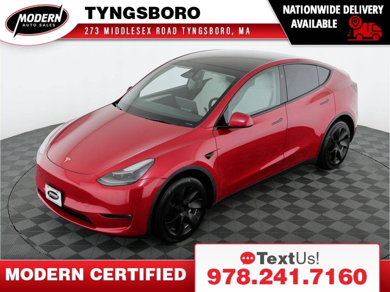 2023 Tesla Model Y Long Range — SUV — 11,256 mi — Tyngsboro, MA