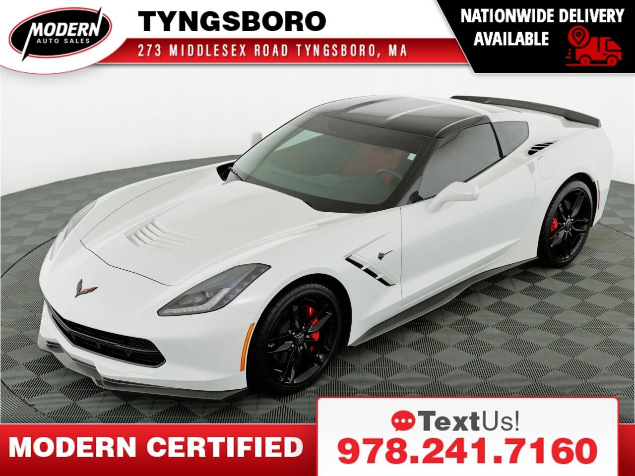 2019 Chevrolet Corvette 1LT — Coupe — 8,437 mi — Tyngsboro, MA