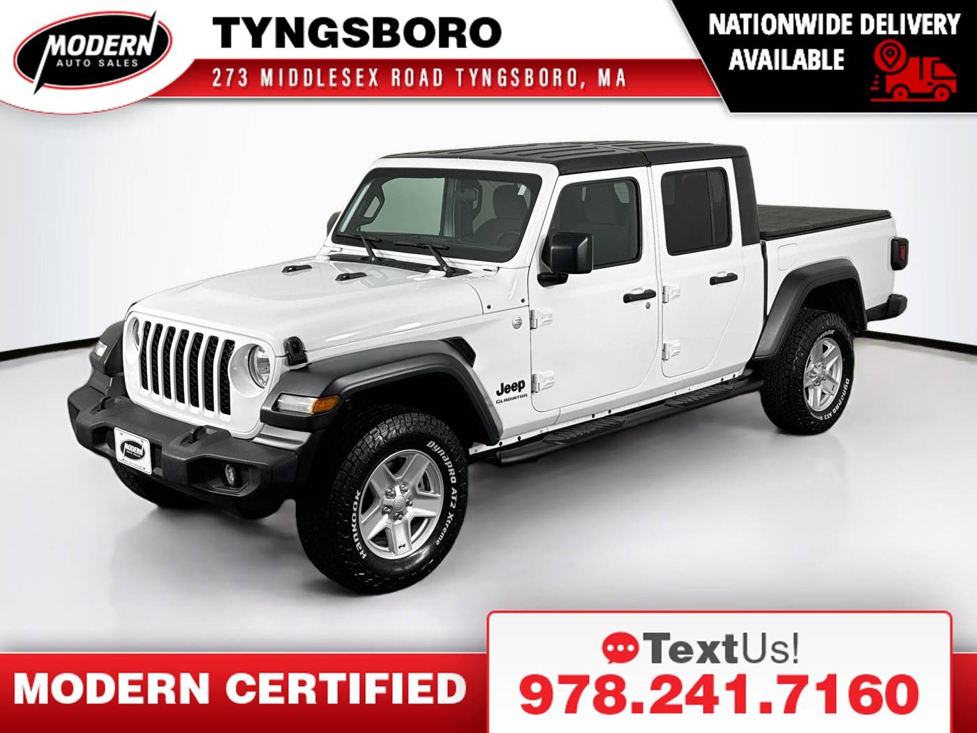 2020 Jeep Gladiator Sport S — Pickup Truck — 66,644 mi — Tyngsboro, MA