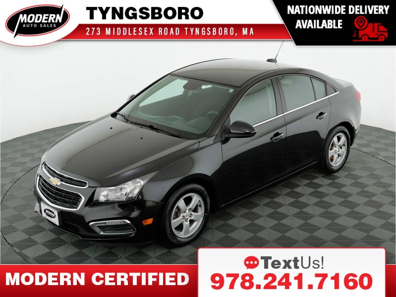 2016 Chevrolet Cruze Limited 1LT — Sedan — 62,985 mi — Tyngsboro, MA