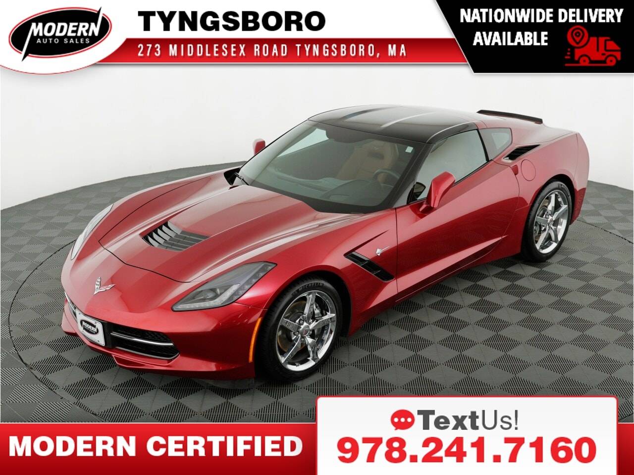 2014 Chevrolet Corvette 2LT — Coupe — 33,376 mi — Tyngsboro, MA
