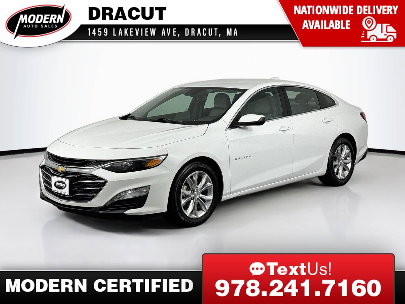 2022 Chevrolet Malibu LT — Sedan — 55,523 mi — Tyngsboro, MA