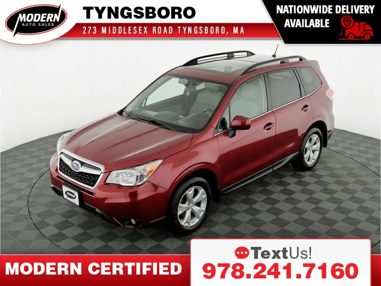 2015 Subaru Forester 2.5i Limited — SUV — 88,864 mi — Tyngsboro, MA