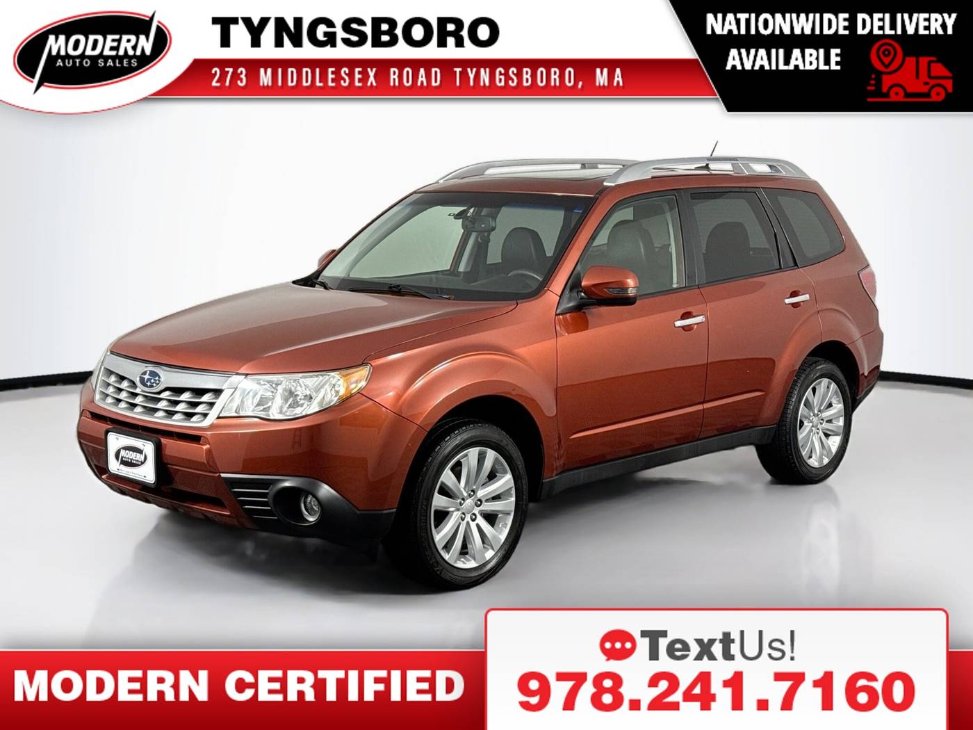 2011 Subaru Forester 2.5X Touring — SUV — 23,211 mi — Tyngsboro, MA