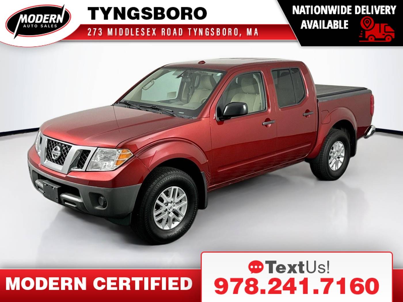 2016 Nissan Frontier SV — Pickup Truck — 32,235 mi — Tyngsboro, MA