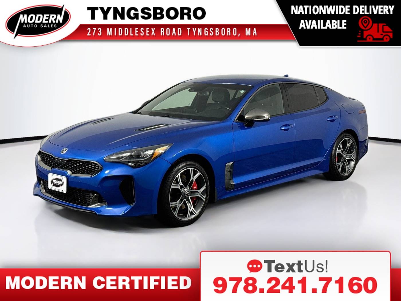 2018 Kia Stinger GT — Hatchback — 64,376 mi — Tyngsboro, MA