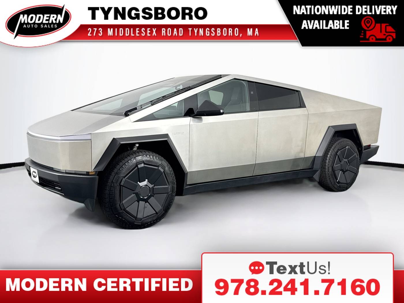 2024 Tesla Cybertruck Standard — Pickup Truck — 1,806 mi — Tyngsboro, MA