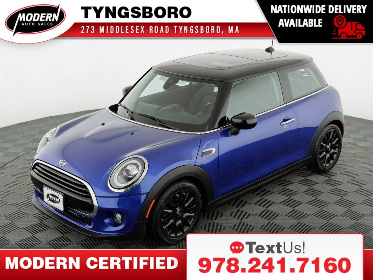 2020 MINI Hardtop Cooper — Hatchback — 61,786 mi — Tyngsboro, MA
