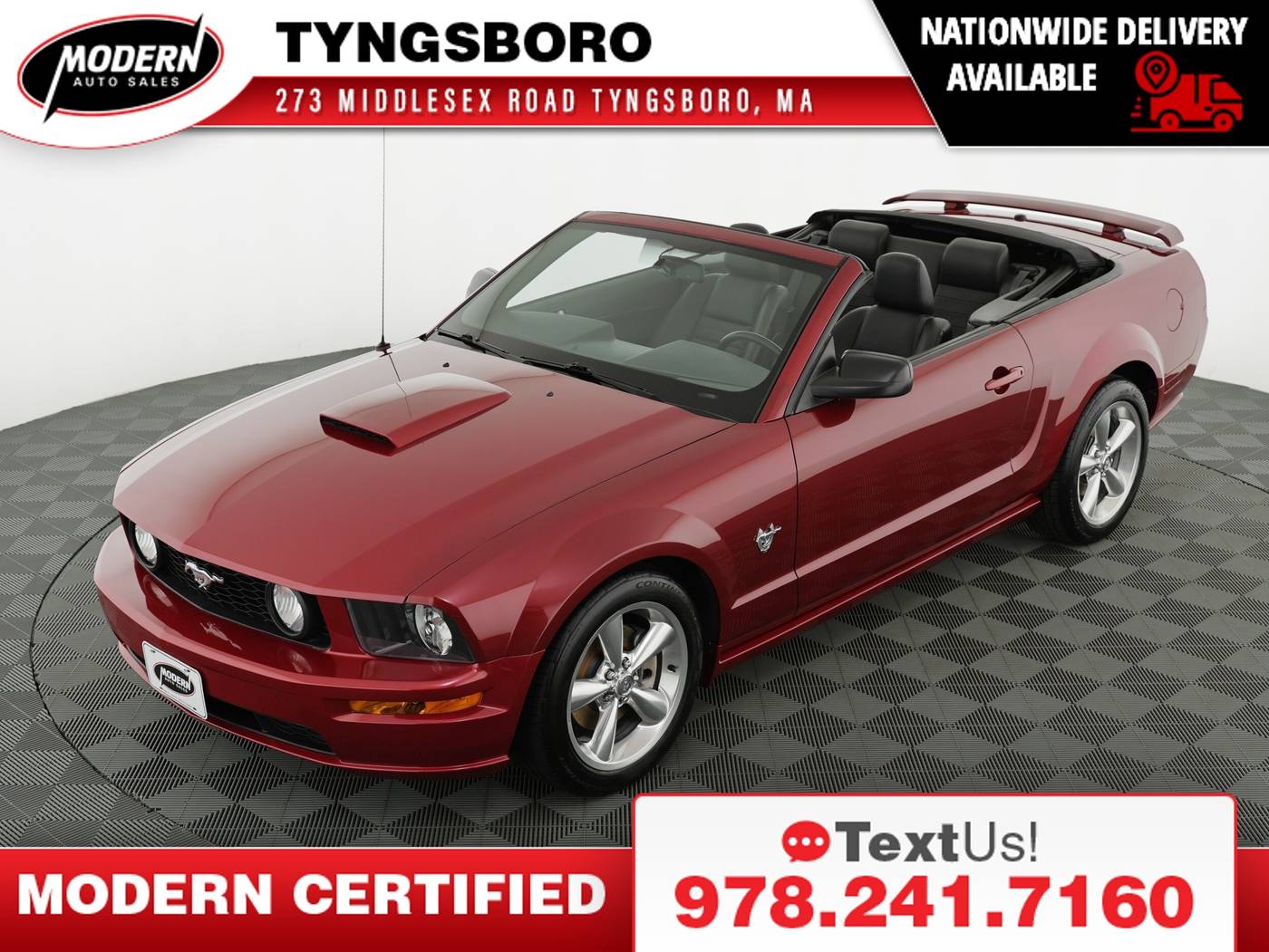 2009 Ford Mustang GT — Convertible — 60,884 mi — Tyngsboro, MA