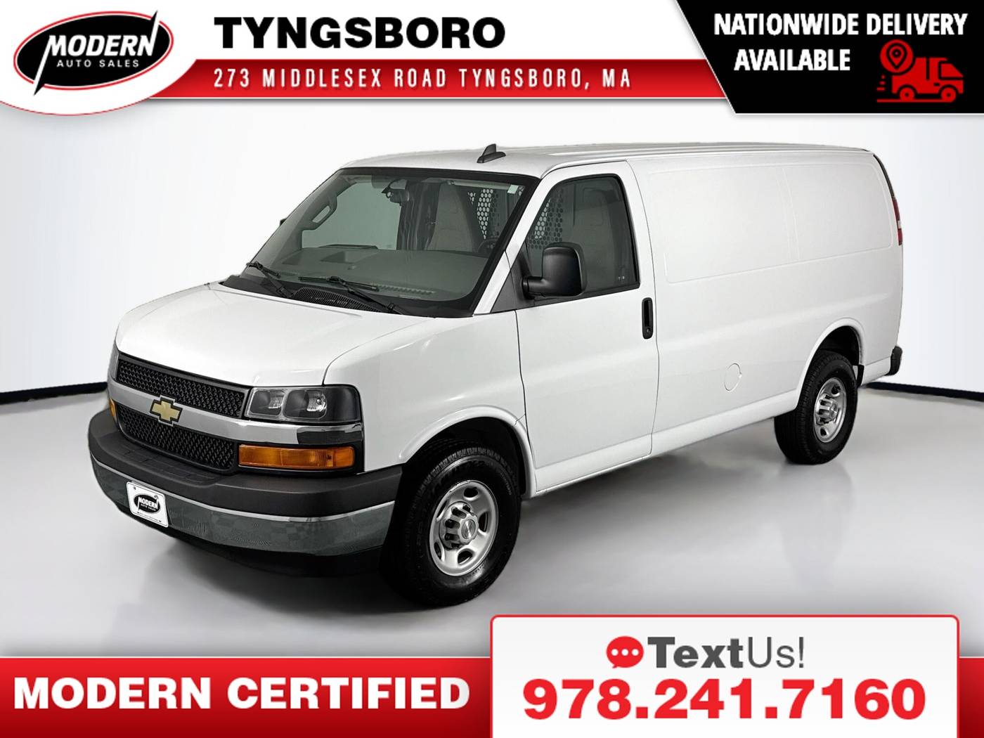 2022 Chevrolet Express Cargo Van Base — Cargo Van — 29,025 mi — Tyngsboro, MA