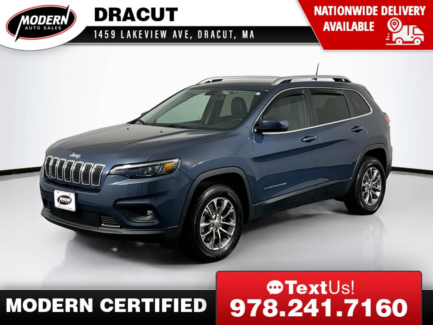 2020 Jeep Cherokee Latitude Plus — SUV — 31,151 mi — Tyngsboro, MA