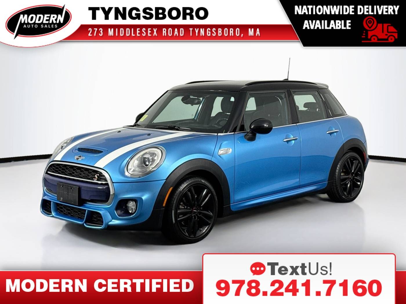 2015 MINI Hardtop Cooper S — Hatchback — 50,652 mi — Tyngsboro, MA