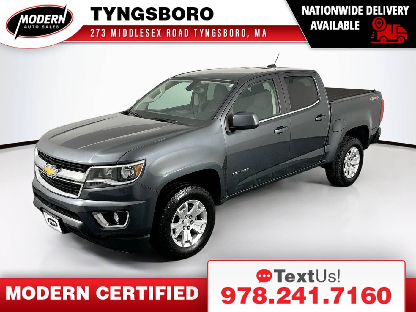 2017 Chevrolet Colorado LT — Pickup Truck — 74,433 mi — Tyngsboro, MA