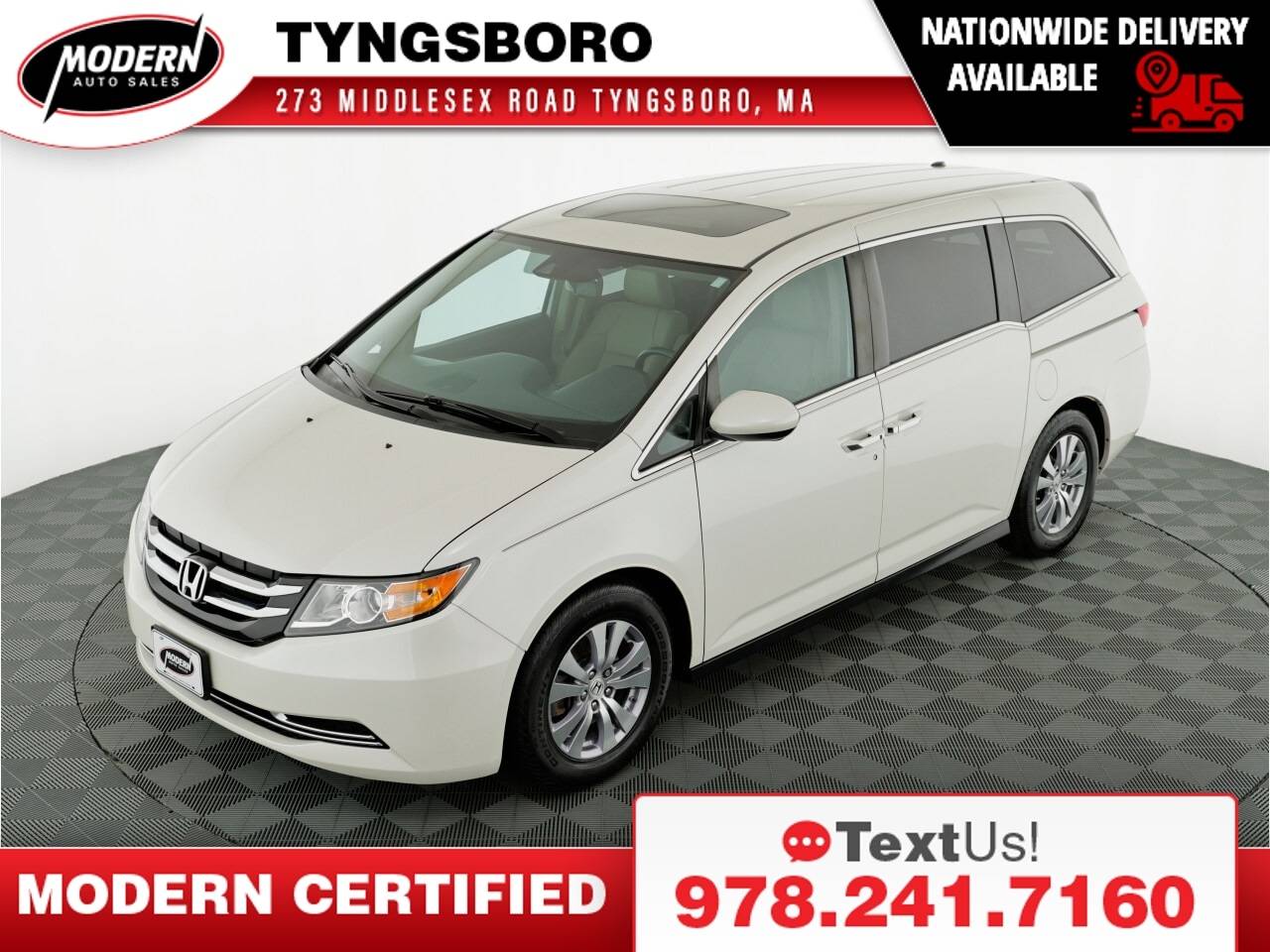 2015 Honda Odyssey EX-L — Minivan — 83,949 mi — Tyngsboro, MA