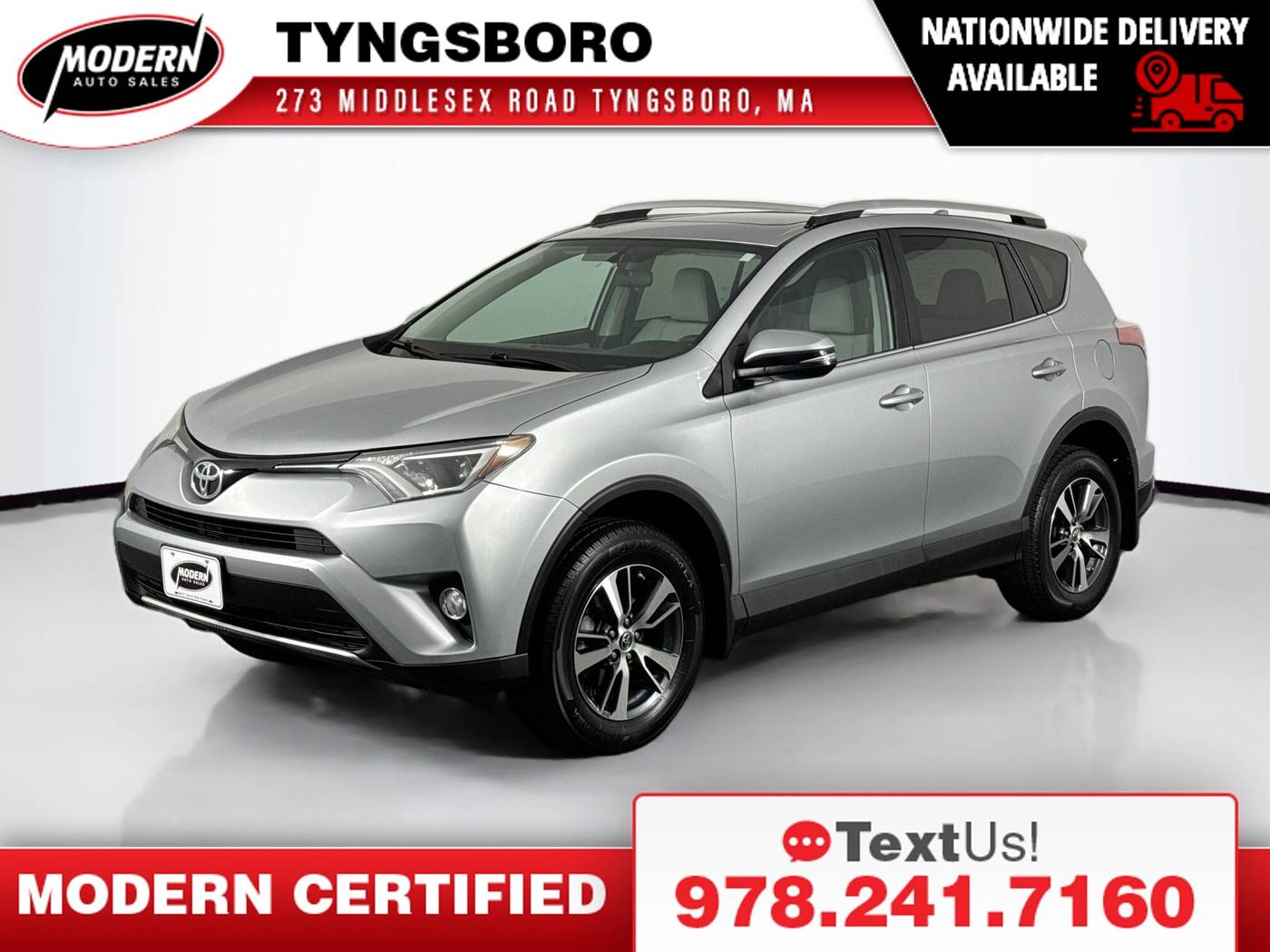 2016 Toyota RAV4 XLE — SUV — 87,917 mi — Tyngsboro, MA