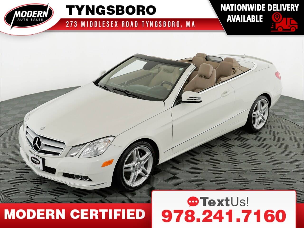 2011 Mercedes-Benz E-Class E 350 — Convertible — 63,402 mi — Tyngsboro, MA