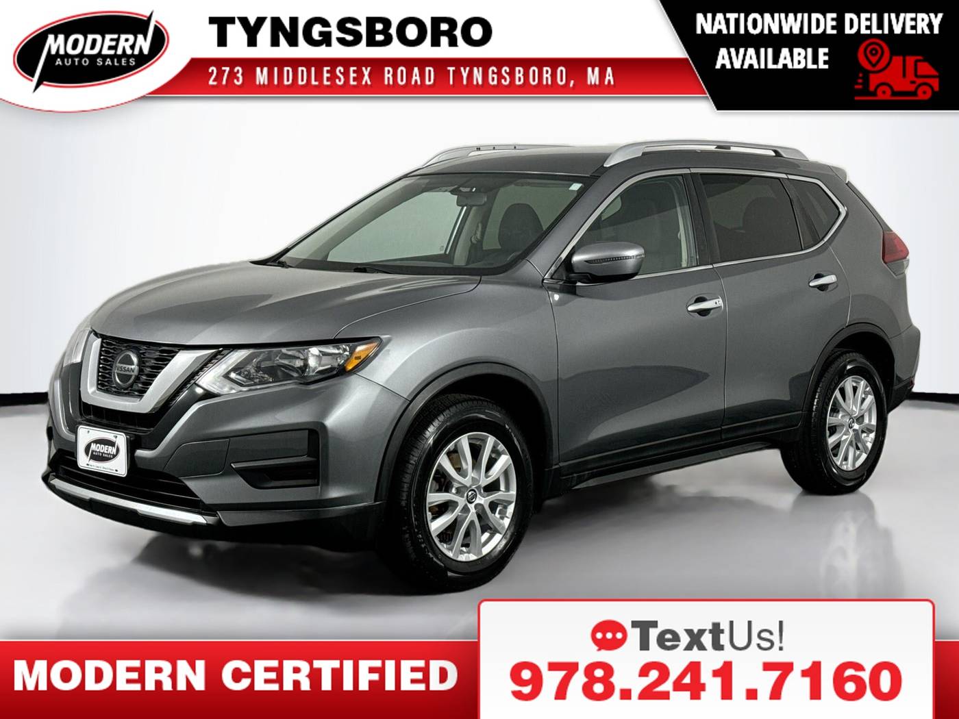 2018 Nissan Rogue SV — SUV — 79,524 mi — Tyngsboro, MA