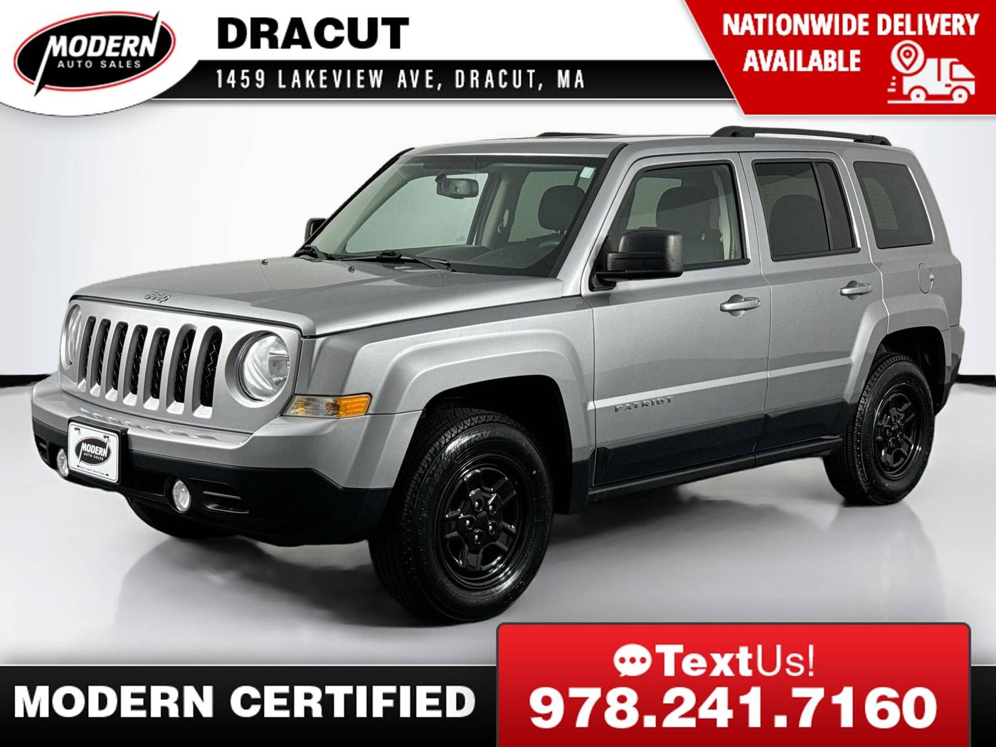 2016 Jeep Patriot Sport — SUV — 91,775 mi — Tyngsboro, MA