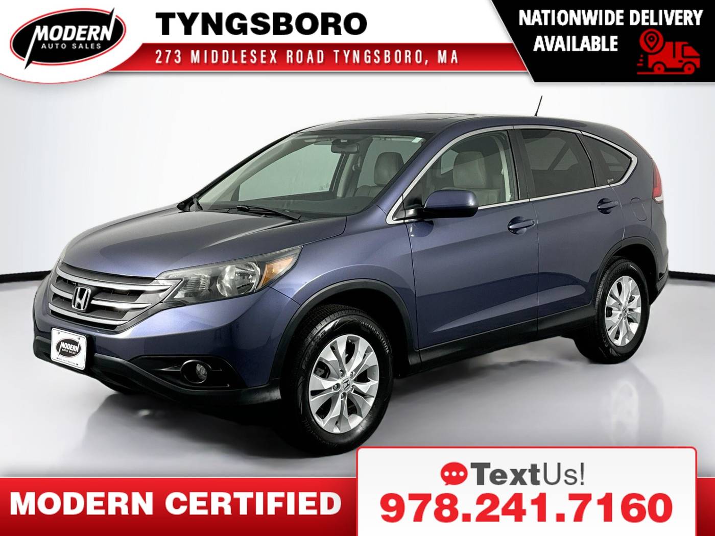 2012 Honda CR-V EX — SUV — 87,254 mi — Tyngsboro, MA