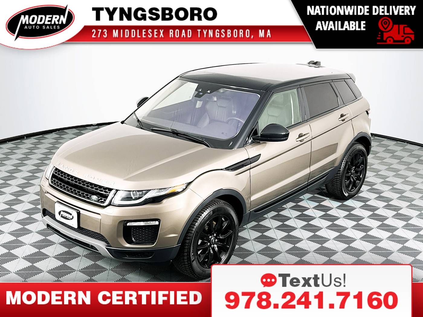 2019 Land Rover Range Rover Evoque SE — SUV — 56,038 mi — Tyngsboro, MA