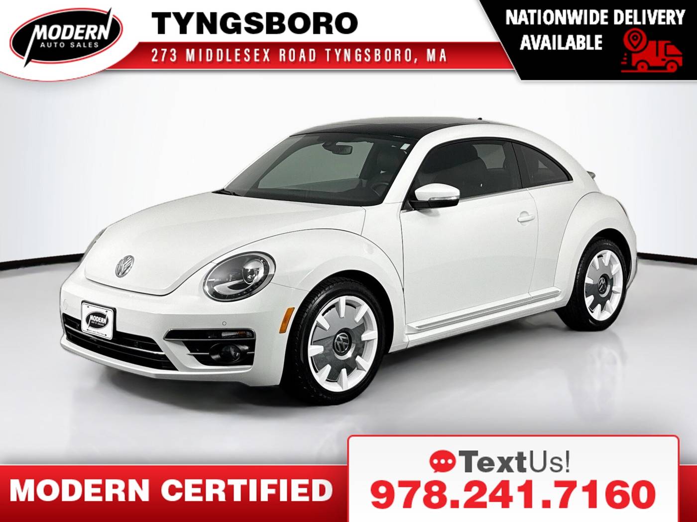 2019 Volkswagen Beetle SE — Coupe — 30,495 mi — Tyngsboro, MA