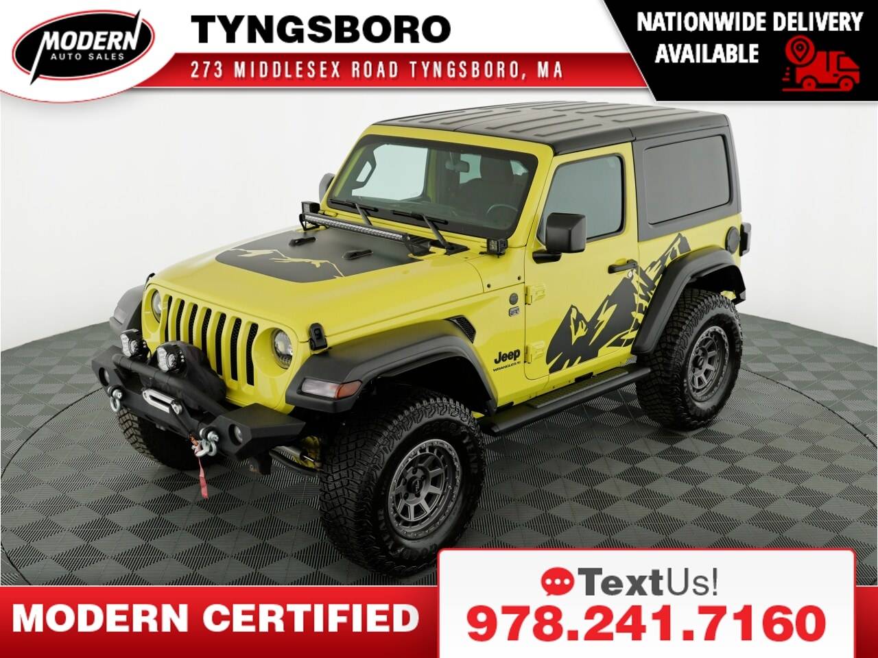 2023 Jeep Wrangler Sport S — SUV — 34,162 mi — Tyngsboro, MA