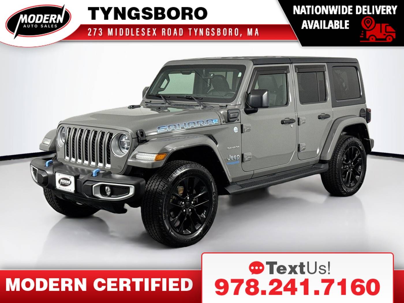 2021 Jeep Wrangler Sahara 4xe — SUV — 37,044 mi — Tyngsboro, MA