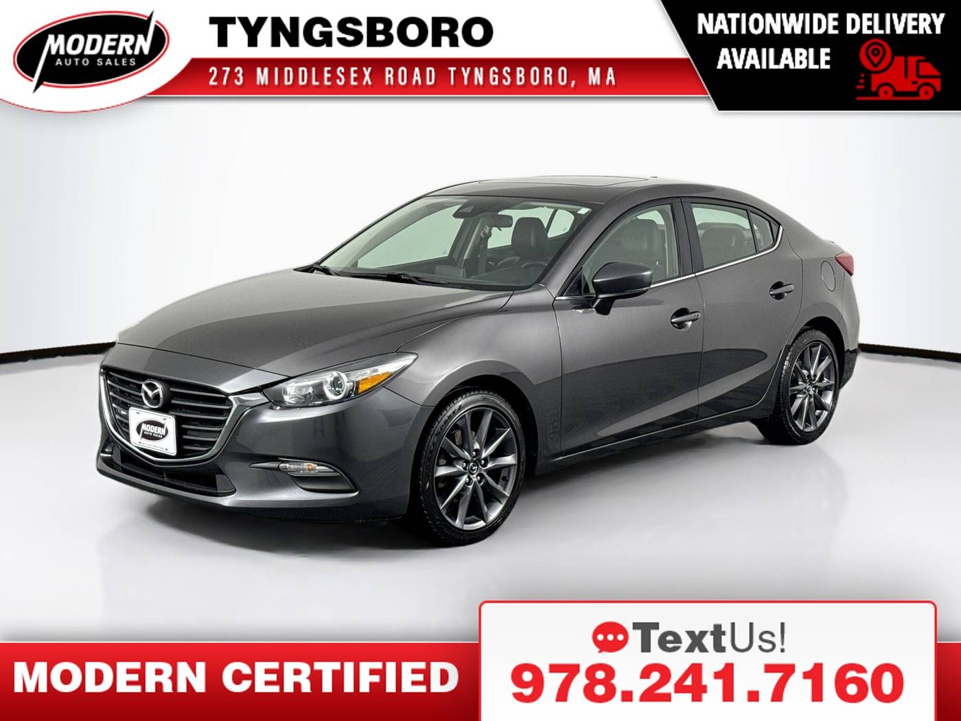 2018 Mazda Mazda3 Touring — Sedan — 110,322 mi — Tyngsboro, MA