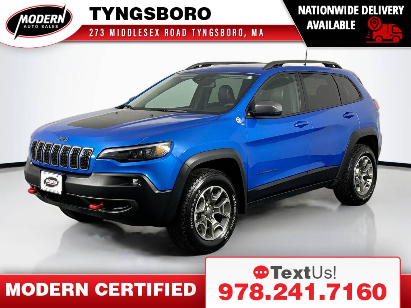 2021 Jeep Cherokee Trailhawk — SUV — 30,917 mi — Tyngsboro, MA