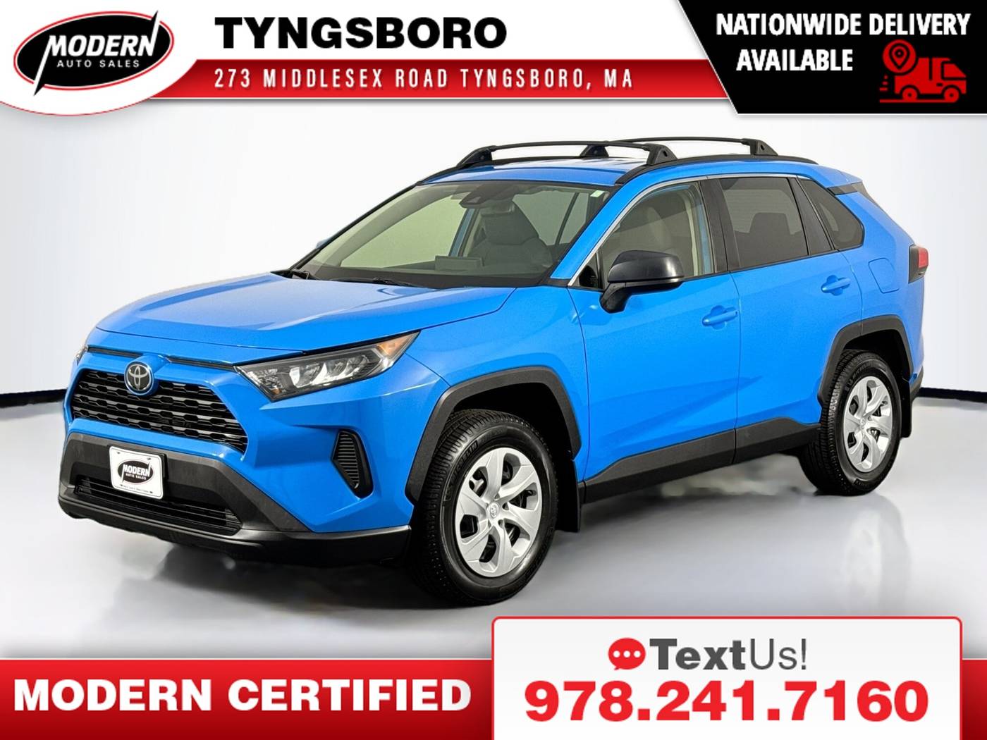 2019 Toyota RAV4 LE — SUV — 45,369 mi — Tyngsboro, MA