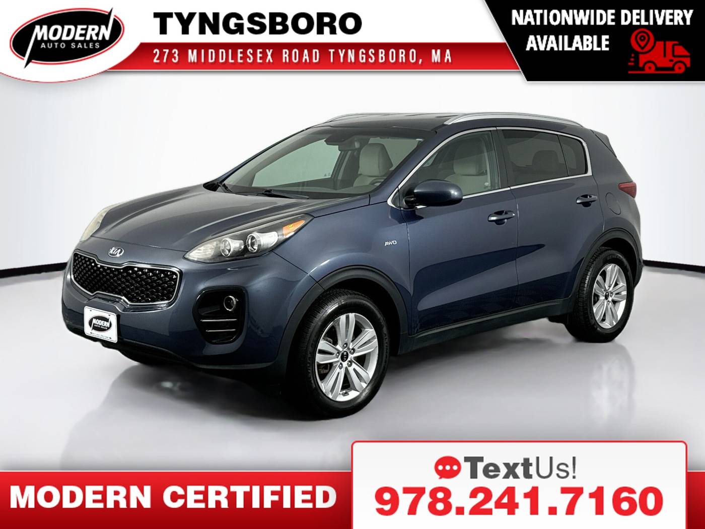 2017 Kia Sportage LX — SUV — 67,523 mi — Tyngsboro, MA