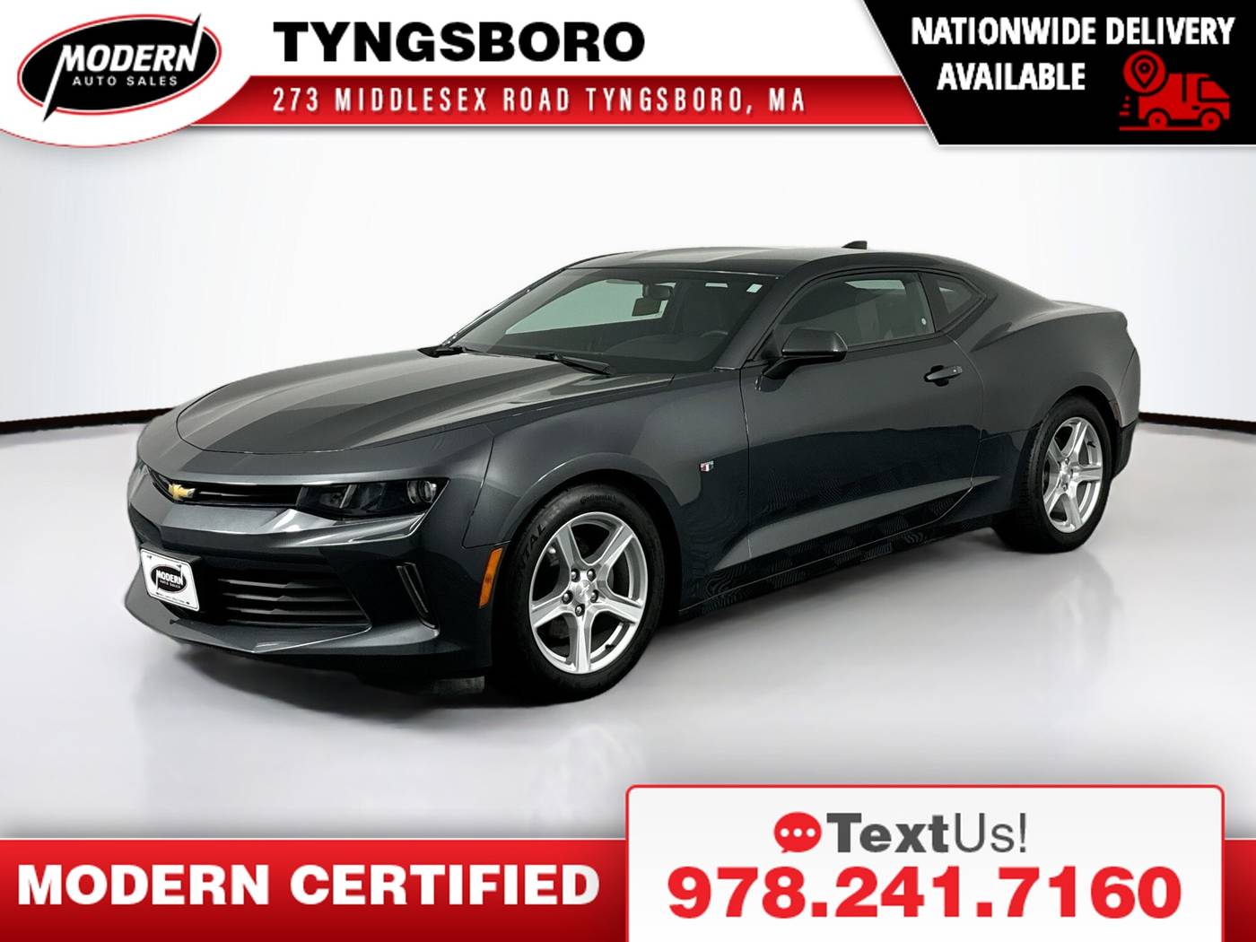 2018 Chevrolet Camaro 1LT — Coupe — 62,138 mi — Tyngsboro, MA