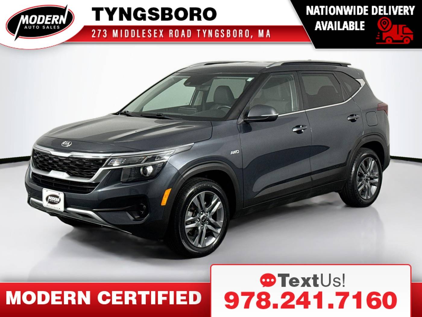 2021 Kia Seltos S — SUV — 58,156 mi — Tyngsboro, MA