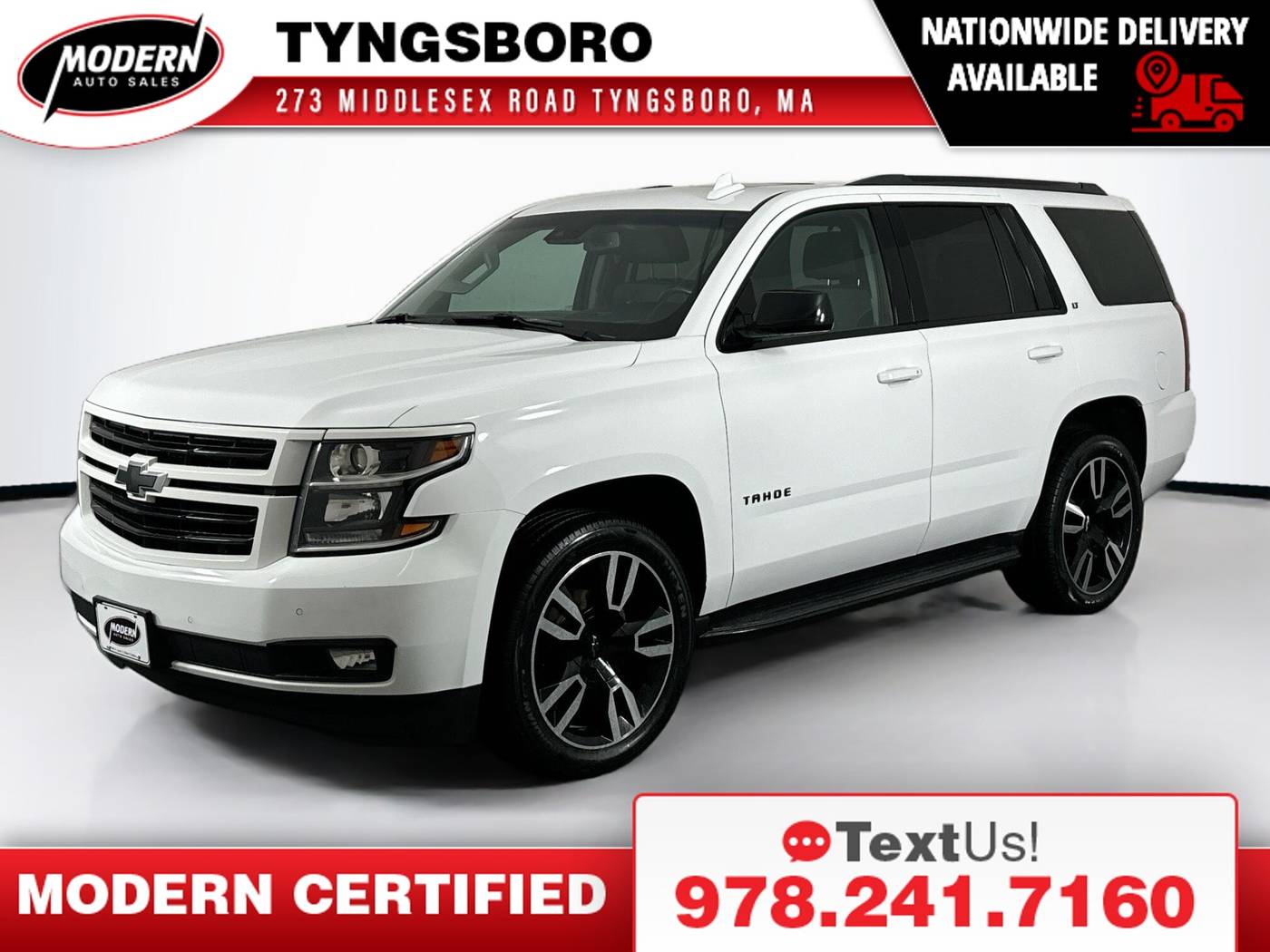 2019 Chevrolet Tahoe LT — SUV — 76,960 mi — Tyngsboro, MA