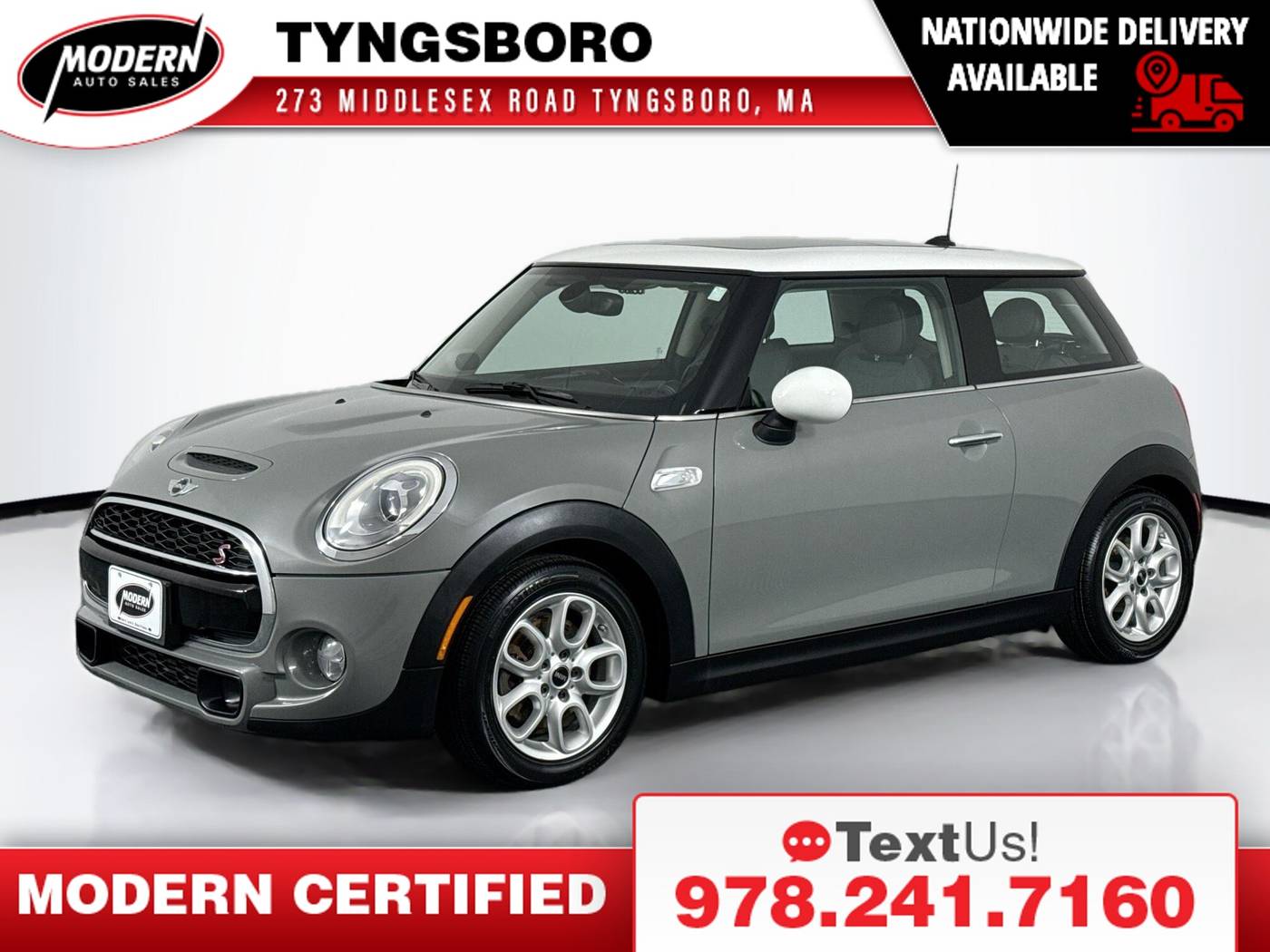 2015 MINI Hardtop Cooper S — Hatchback — 73,782 mi — Tyngsboro, MA