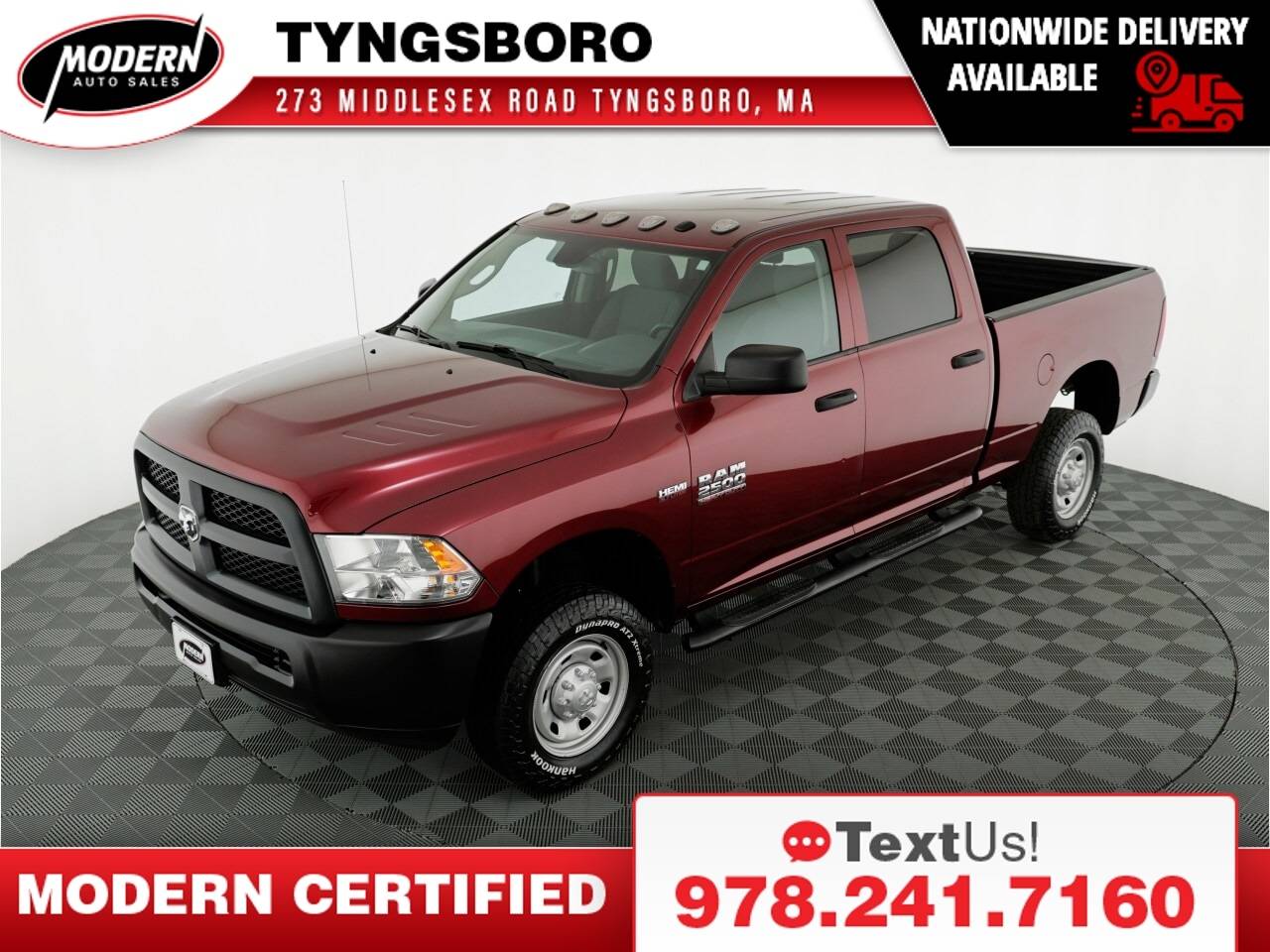 2018 Ram 2500 Tradesman — Pickup Truck — 73,212 mi — Tyngsboro, MA