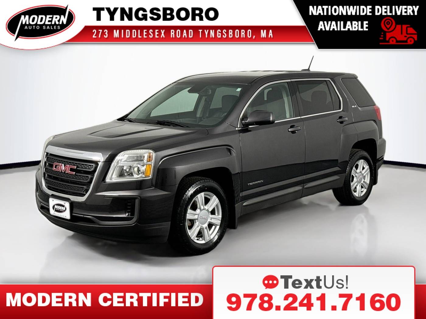 2016 GMC Terrain SLE-1 — SUV — 55,262 mi — Tyngsboro, MA
