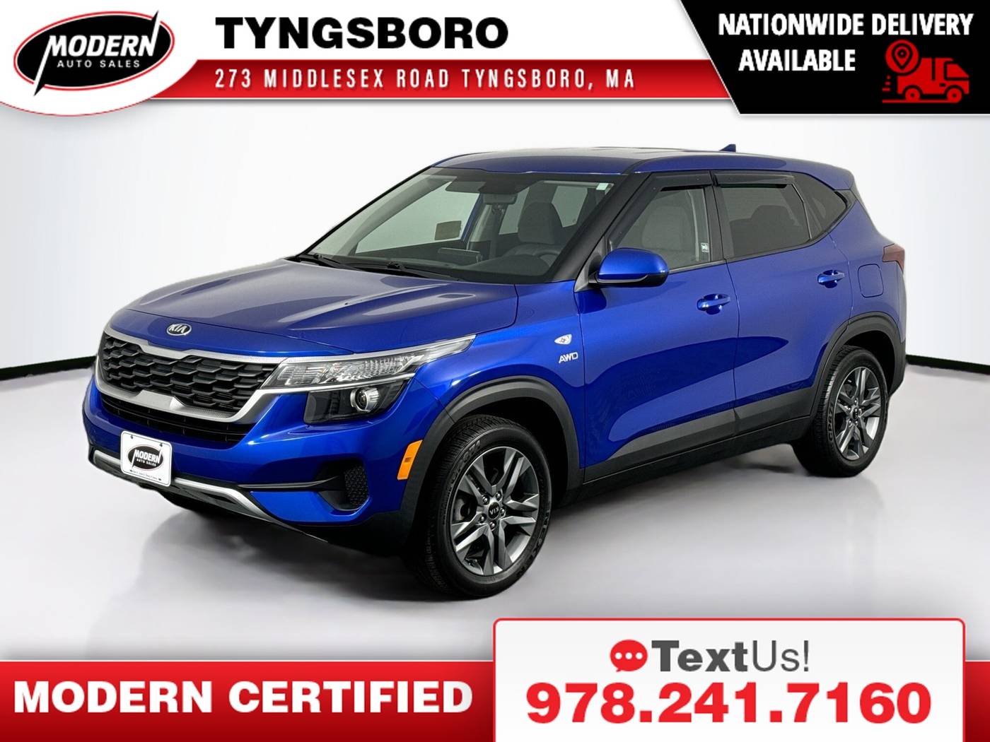 2021 Kia Seltos LX — SUV — 60,876 mi — Tyngsboro, MA