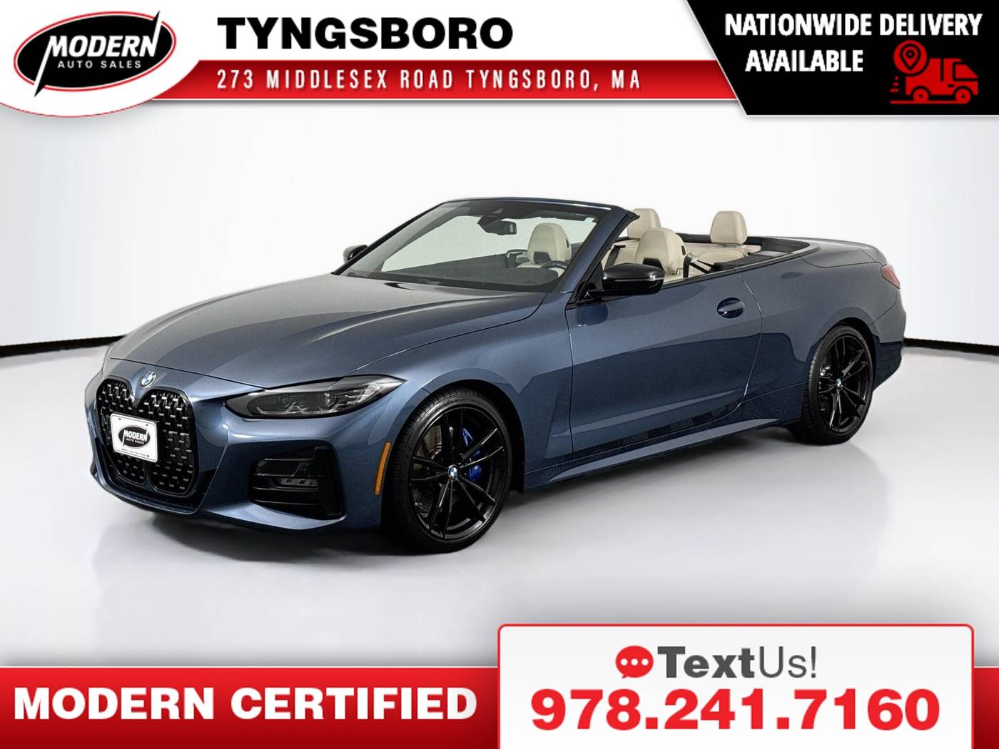 2022 BMW 4 Series 430i — Convertible — 17,081 mi — Tyngsboro, MA