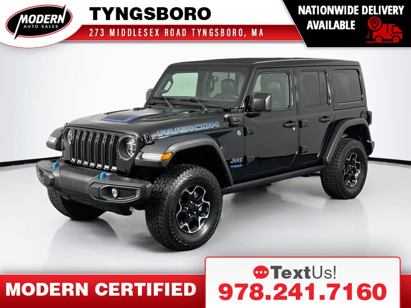 2022 Jeep Wrangler Rubicon 4xe — SUV — 26,863 mi — Tyngsboro, MA