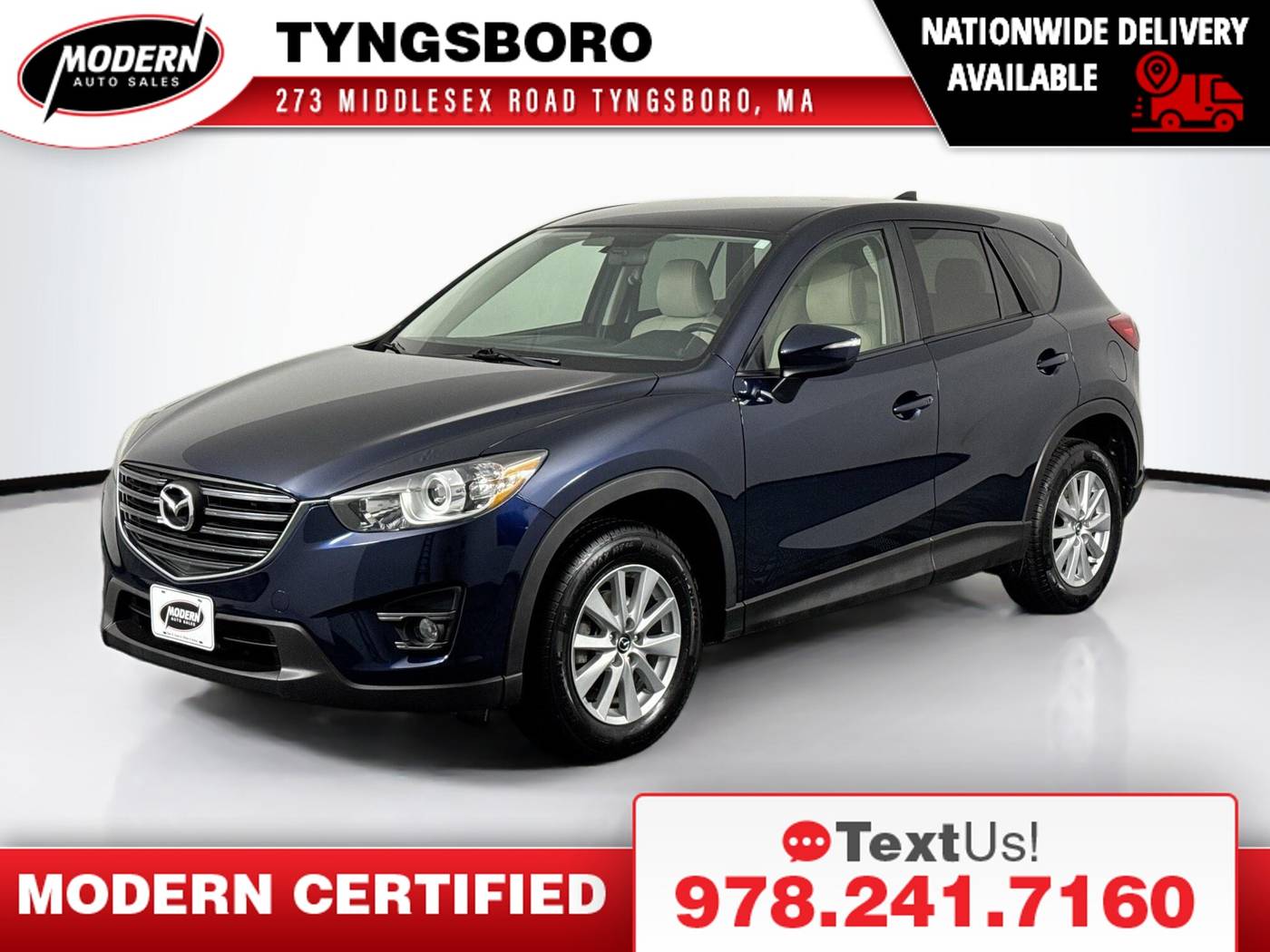 2016 Mazda CX-5 Touring — SUV — 28,269 mi — Tyngsboro, MA