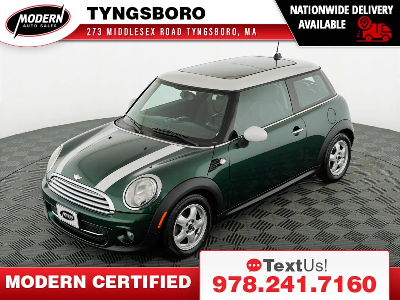 2011 MINI Hardtop Cooper — Hatchback — 109,742 mi — Tyngsboro, MA