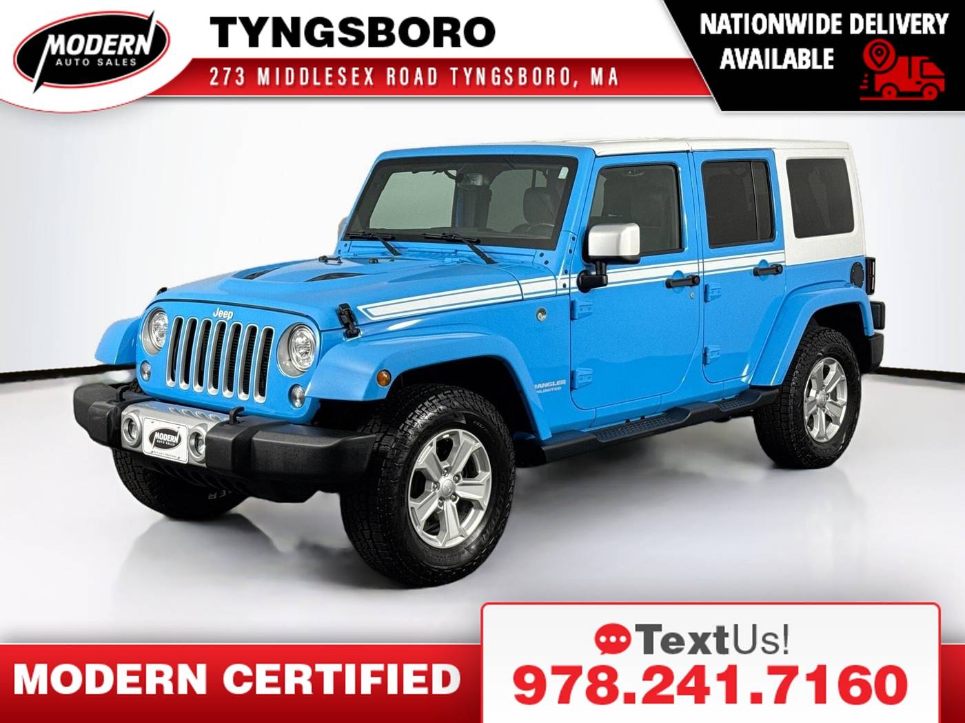2017 Jeep Wrangler Chief Edition — SUV — 119,274 mi — Tyngsboro, MA