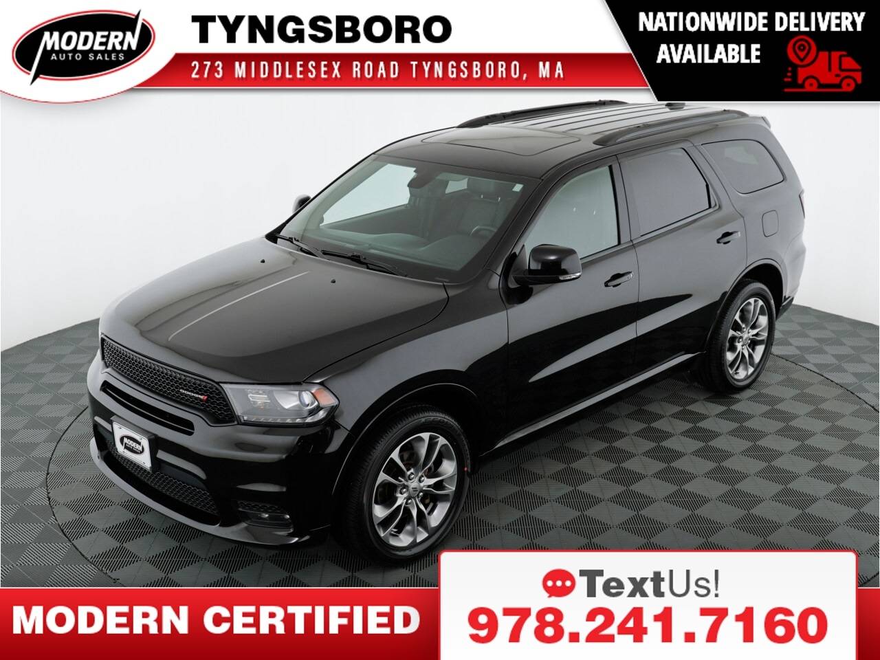 2019 Dodge Durango GT Plus — SUV — 81,721 mi — Tyngsboro, MA