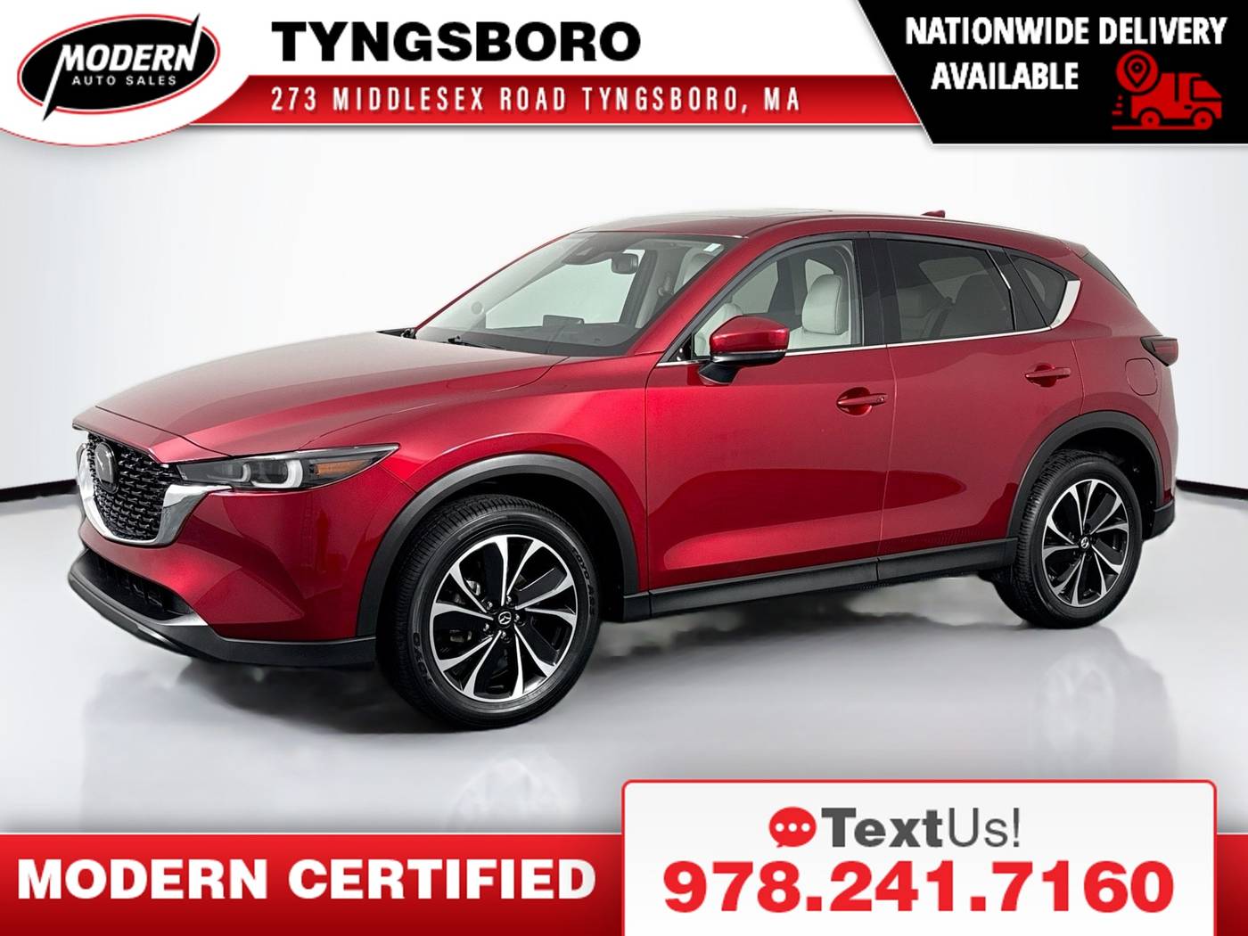 2022 Mazda CX-5 2.5 S Premium Plus — SUV — 30,503 mi — Tyngsboro, MA